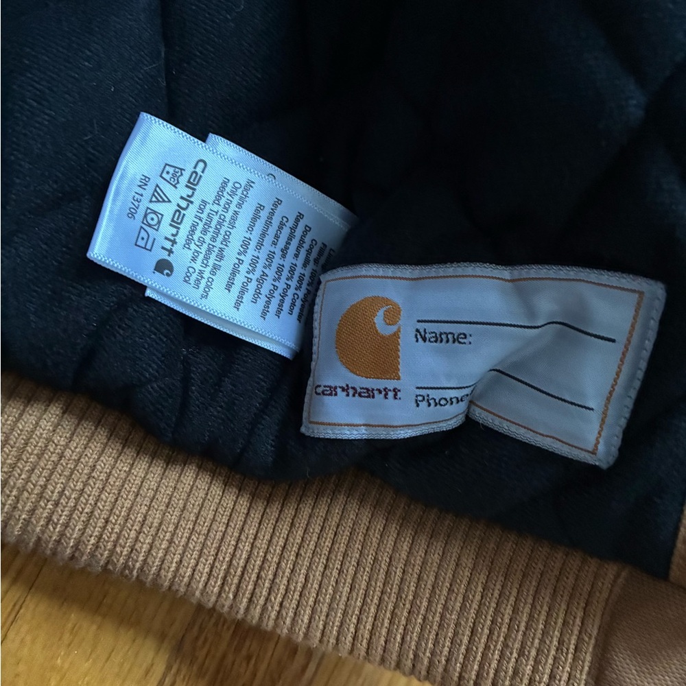 Carhartt Tan Kids Puffer Jacket - Picture 3 of 4